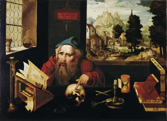 Saint Jerome in His Study